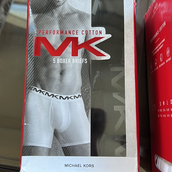 Bundle (2) Of Michael Kors Low Rise Brief And Boxer Briefs. - Picture 10 of 15